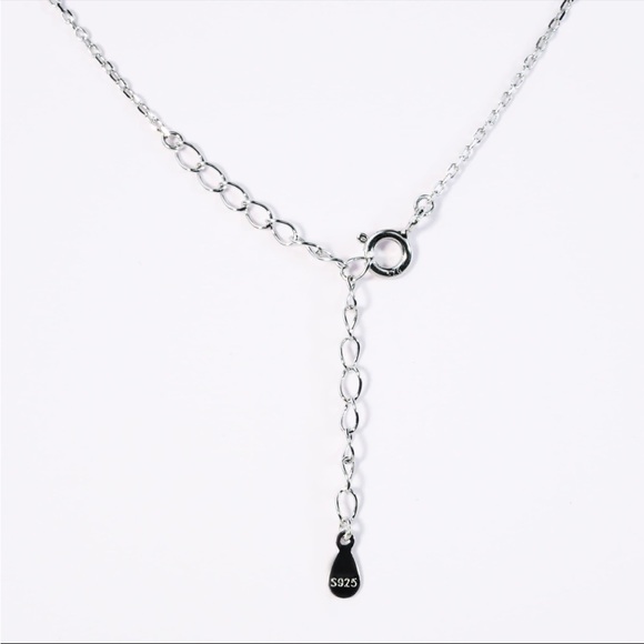 Certified Princess Cut Moissanite Diamond Necklace 2CT - Picture 10 of 12